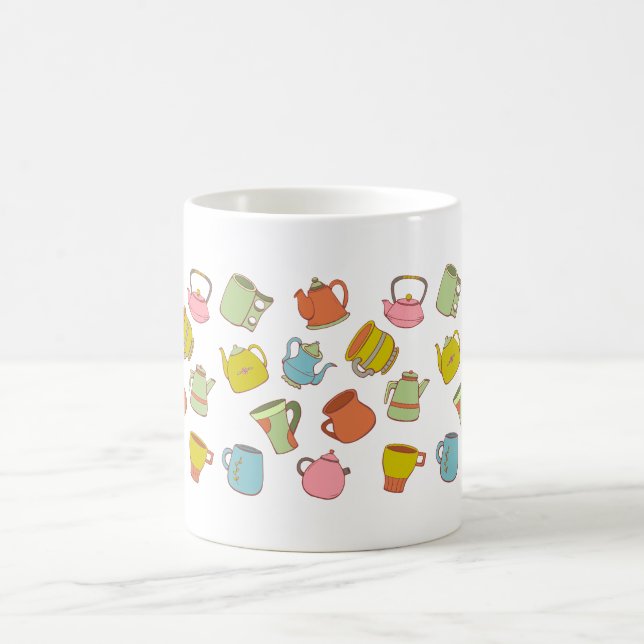 Teapot & Cup Pattern  (Center)