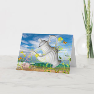 "Teapot Dream" ~ Customisable Greeting Card