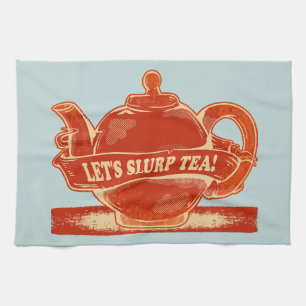 Teapot Funny Drinking Tea Towel