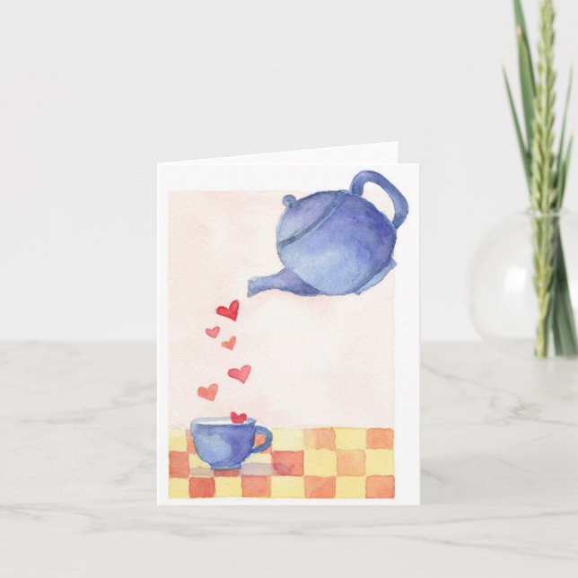 Teapot Love - Note Card (Front)