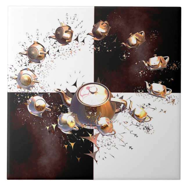 Teapot Party Tile (Front)