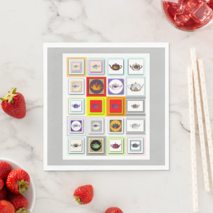 Teapot Repeat  Napkin