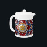 Teapot with Colombian Colours Design<br><div class="desc">Elevate your tea experience with our Teapot in Colombian Colours Design, where cultural pride meets refined elegance. Featuring a striking 3D gemstone effect in the vibrant yellow, blue, and red of the Colombian flag, this exquisite teapot is a perfect fusion of patriotism and artistic sophistication. Whether you’re serving tea at...</div>