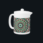 Teapot with Italian Colours Design<br><div class="desc">Add a touch of Italian charm to your tea time with our elegant teapot featuring an Italian colours design, enhanced with precious glittering gemstone highlights and a captivating 3D vibrant effect! This teapot is more than just a practical item; it’s a celebration of Italy’s rich culture and vibrant design. The...</div>