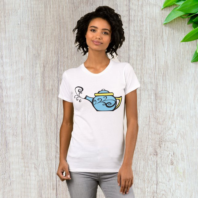 Teapot Womens T-Shirt (Creator Uploaded)