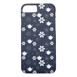 Teapots and Flowers Case-Mate iPhone Case