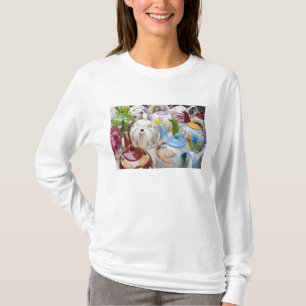 Teapots on sale in Leipzig, Germany T-Shirt
