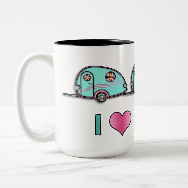Tear Drop RV Trailer Mug (Left)