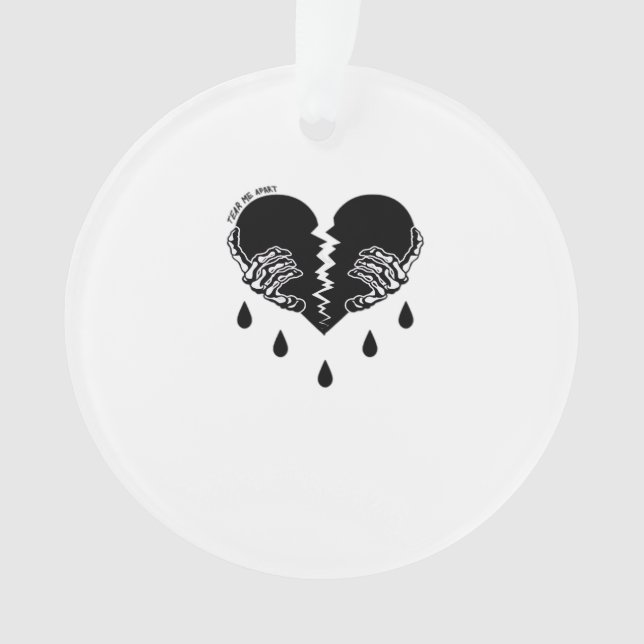 Tear Me Apart Classic Ornament (Front)