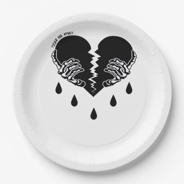 Tear Me Apart Classic Paper Plate (Front)