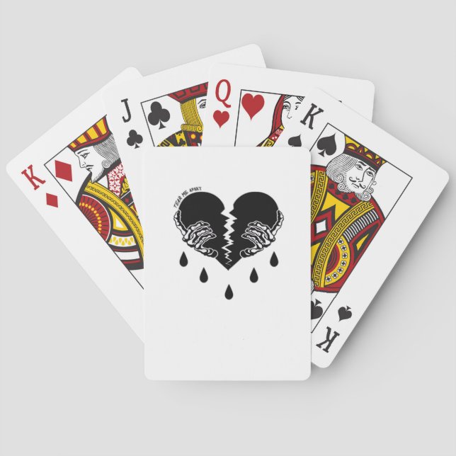 Tear Me Apart Classic Playing Cards (Back)