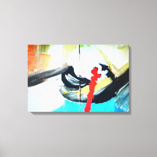 Tear of Blood - Moving Painting Canvas Print