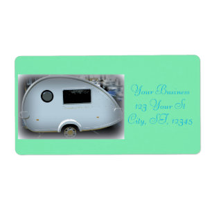 Teardrop gypsy caravan happy camping