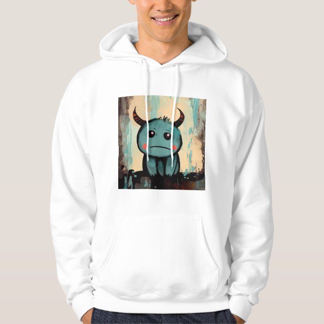 Teardrops and Horns Hoodie (Front)