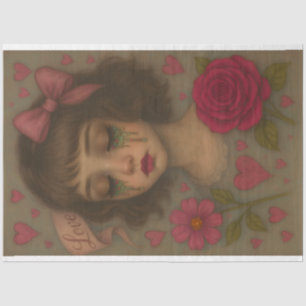 Tears of Love Decoupage Paper – Pop Girl