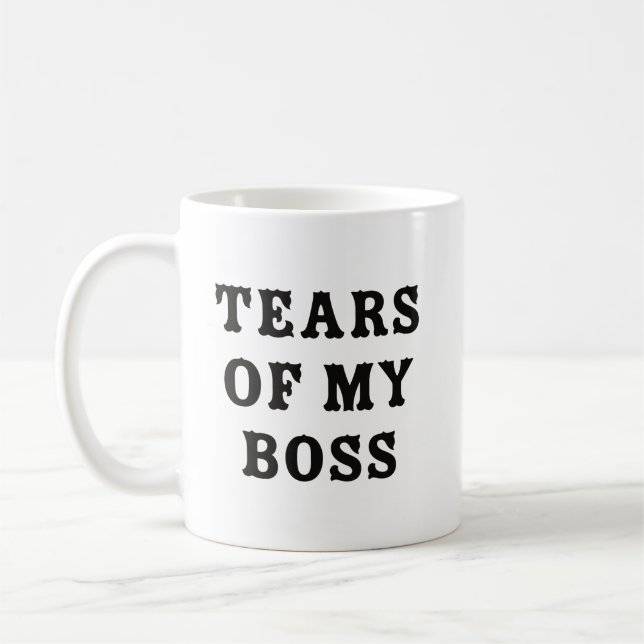 Tears of My Boss Mug (Left)