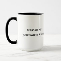 TEARS OF MY CROSSWORD RIVALS – Funny Coffee