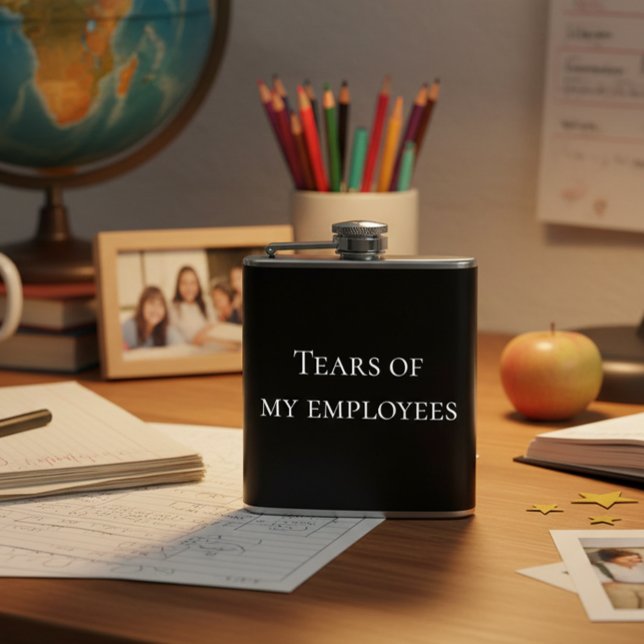 Tears of My Employees HR Boss Funny Hip Flask (Creator Uploaded)