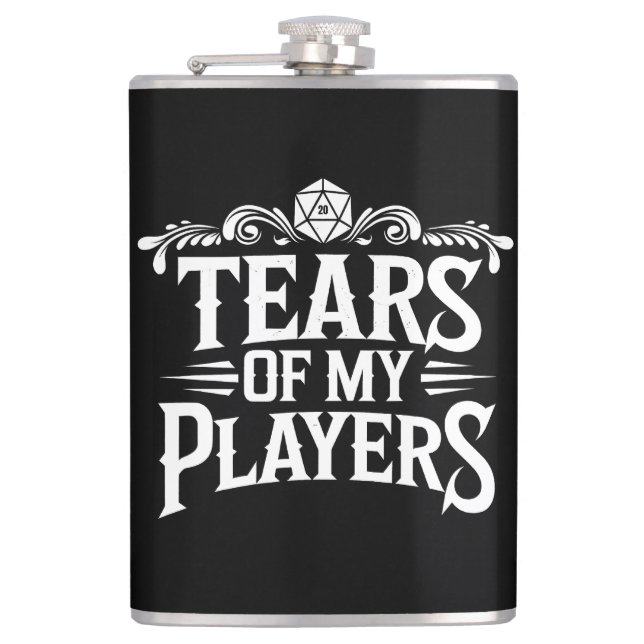 Tears of my Players Hip Flask (Front)