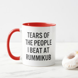 Tears of The People I Beat at Rummikub Game Funny Mug