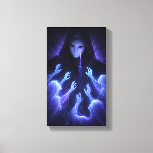 Tears of the Veiled Spirit Canvas Print (Front)