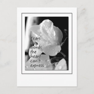 Tears Postcard