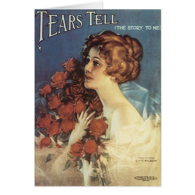 Tears Tell The Story To Me Songbook Cover (Front)