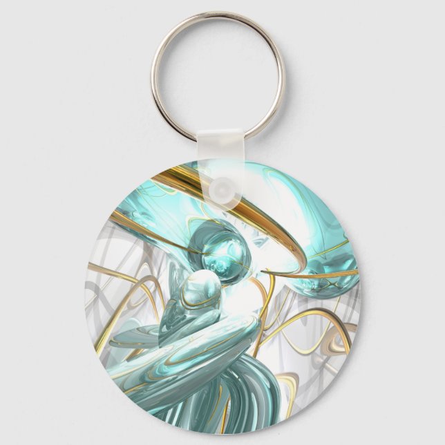 Teary Dreams Abstract Keychain (Front)