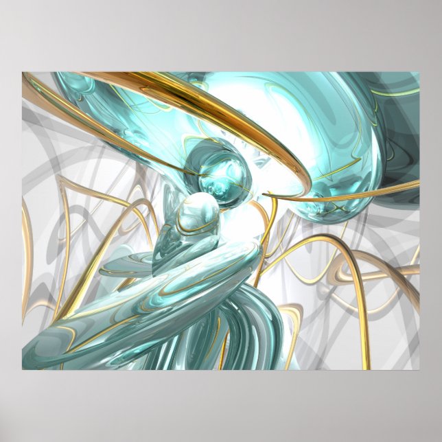 Teary Dreams Abstract Poster (Front)