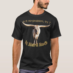 Teas longhorn bull with 7ft horns T-Shirt