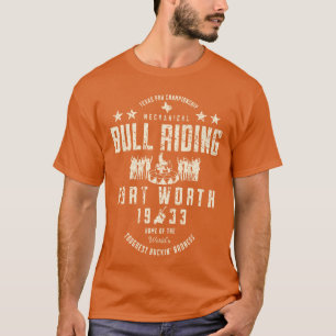 Teas Pro Championship Mechanical Bull Riding Est 1 T-Shirt