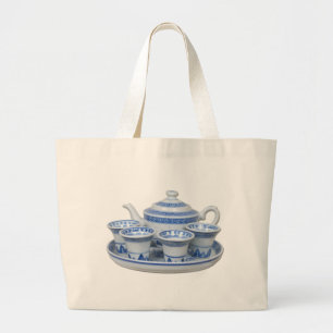 TeaTime Large Tote Bag