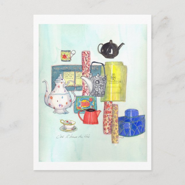 Teatime Postcard (Front)