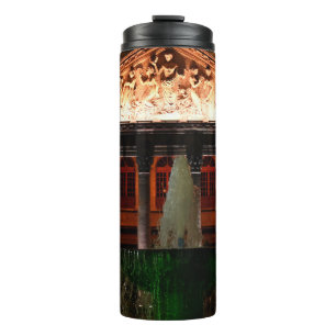 Teatro Delgollado, Guadalajara, Mexico at Night Thermal Tumbler