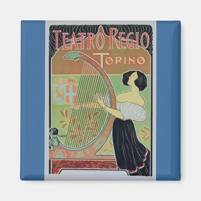 Teatro Regio Torino ( Royal Theatre ) Magnet (Front)