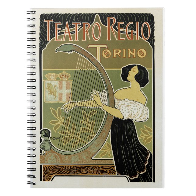 Teatro Regio Torino Spiral Notebook (Front)