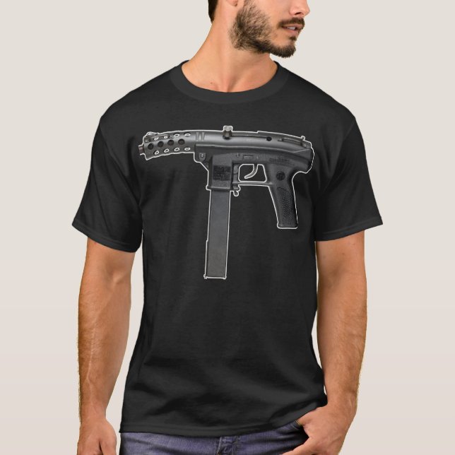 TEC9 black T-Shirt (Front)