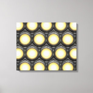 Tec Lights 1 Wrapped Canvas
