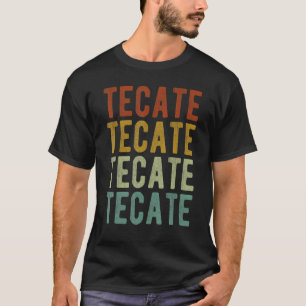 Tecate City Mexico Retro T-Shirt