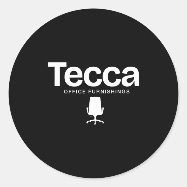 Tecca Office Furnishings  Classic Round Sticker (Front)