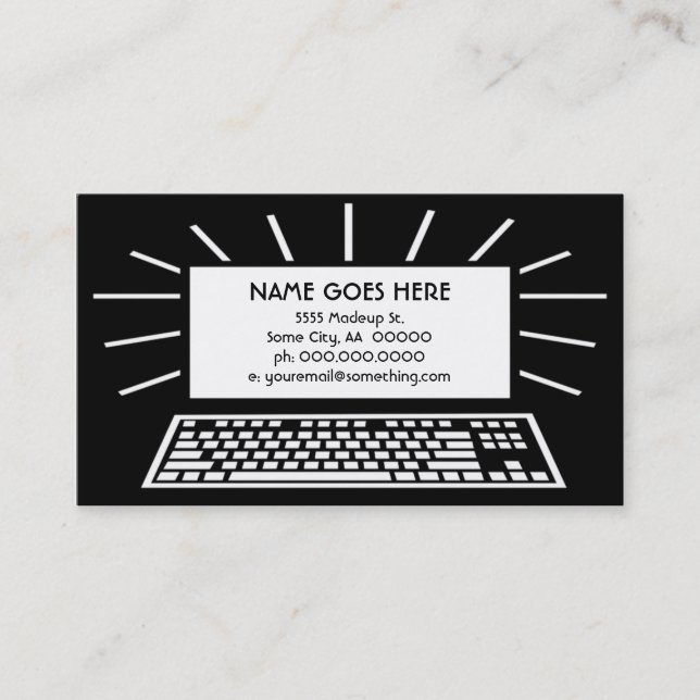 tech business card (Front)