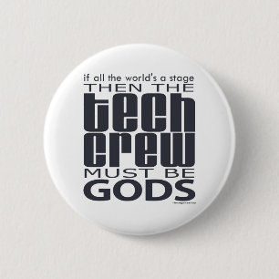 Tech Crew Gods 6 Cm Round Badge