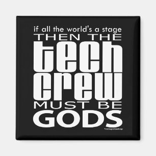 Tech Crew Gods Magnet