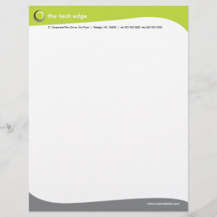 Tech Curves Letterhead