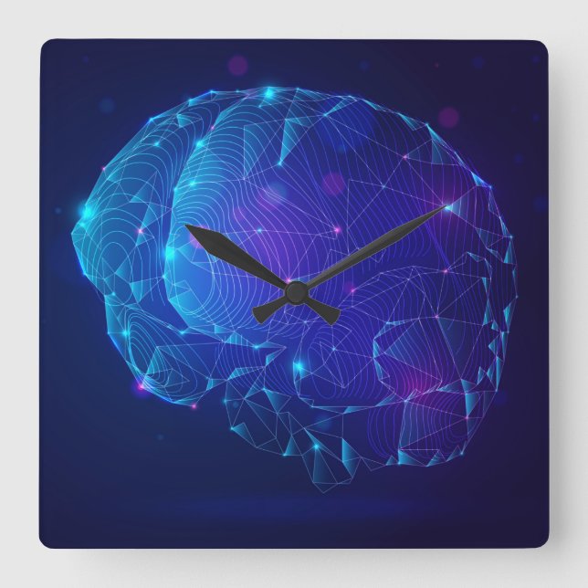Tech Design Square Wall Clock (Front)