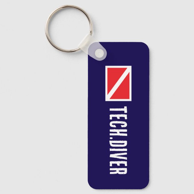Tech Diver Key Ring (Front)