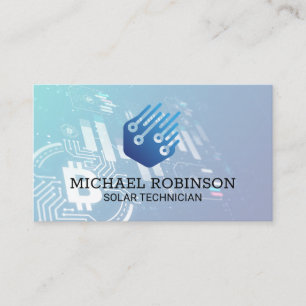 Tech Energy Artificial Intelligence Business Card