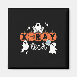 Tech Halloween Technician Squad Xray Tech Pumpkin Magnet