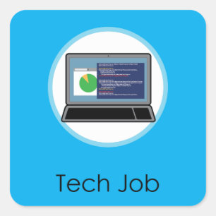 Tech Job Doljabi Doljanchi Dol Korean birthday Square Sticker