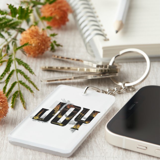 Tech Joy Key Ring (Front Right)